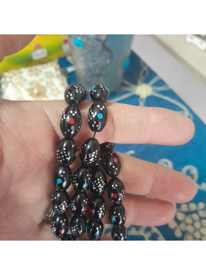 Sadrazamantik Kuka Üzeri Işlemeli Tespih