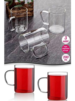 DS LLC 3'lü Termisil Bardak ROYALEKS-CLKN-2018 DSLLC34-43TX