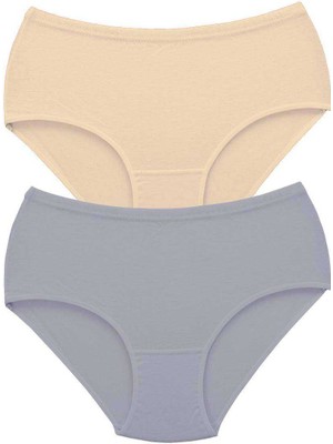 DS LLC 2 Adet Tutku Kadın Yüksek Bel Bato Kalın Lastik Külot S8 DSLLC34-43TX