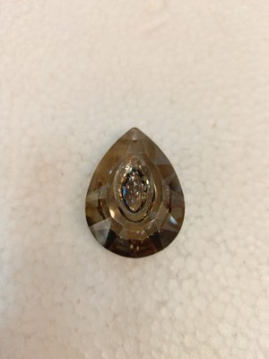 Ada Avize Ada Gaynise Füme Rengi Avize Taşı(Boy 5 Cm-Eni 3,5 Cm)