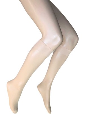 DS LLC Parlak Dizaltı Kadın Çorap 15 Denye Ten 57 DSLLC34-43TX