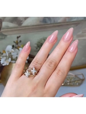 Zirkon Taşlı Kuyum Model Çoklu Yüzük