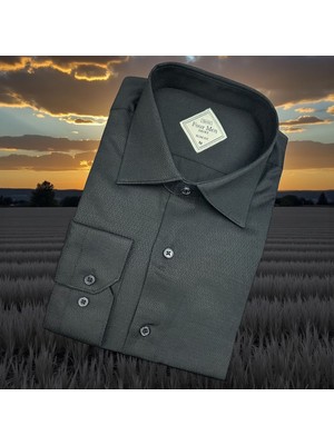 Eren Style Petekli Slim Fit 4 Mevsim Giyilebilen Pamuklu Gömlek(Slim Fit Kalıp)
