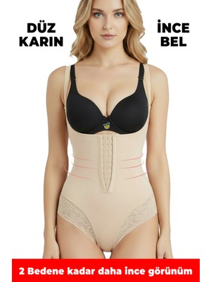Elilom Dantelli Kum Saati Korse – Askılı, Göğüs Altı Zıbın Model, Sıkılaştırıcı ve Toparlayıcı