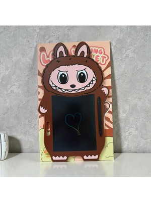ChillTech Labubu Şekilli Eğitici Grafik LCD Çocuk Yazı Tahtası – Dijital Çizim ve Öğrenme Tableti