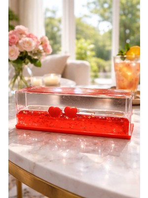 Dasemura Sevgililler Günü, Batmayan Love Yazılı Kalp Kutusu