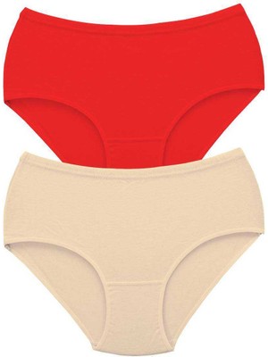 DS LLC 2 Adet Tutku Kadın Yüksek Bel Bato Kalın Lastik Külot S5 DSLLC34-43TX