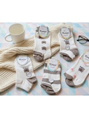 Kerem Ayıcıklı 4 Farklı Model 12’li Dikişsiz Çorap – Sevimli Tasarım ve Üstün Konfor