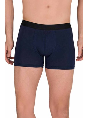 DS LLC Pamuk Modal Likralı Esnek Erkek Boxer Lacivert 4476B DSLLC34-43TX