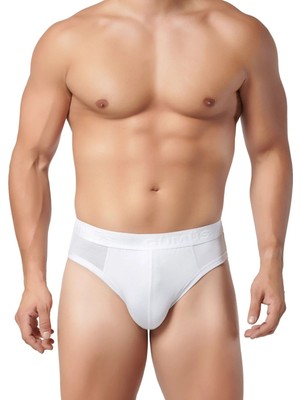 Gümüş 7008 12'li Erkek Modal Kemerli Slip Külot