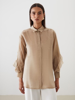 Lc Waikiki Yeni Sezon Fırfırlı Kadın Gömlek Tunik