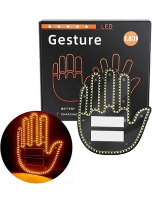 DS LLC LED Işık El Işareti Araç Camı Için Uzaktan Kumandalı DSLLC4-2356Y