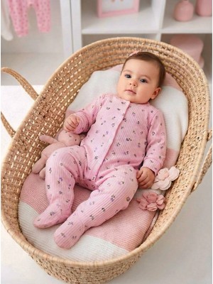 Artci Collection Patikli Bebek Tulum - Çiçekli