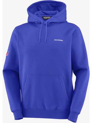 Salomon Equıpe Hoodıe Erkek Sweatshirt Surf The Web LC2849200