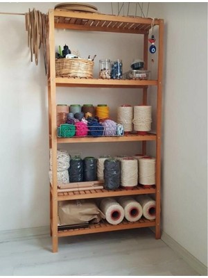 CopperWood Ahsap Ahşap Stand Çiçeklik Saksılıksılık Raf Dolap 160X80X25