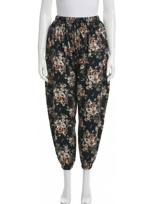 Özen Giyim Kadın Şalvar Pantolon 330 cm – Beli ve Paçası Lastikli – Bol Kesim Çiçek Desenli