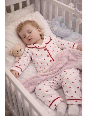 Melisa Ticaret Kız Bebek Sevimli Pijama Takımı