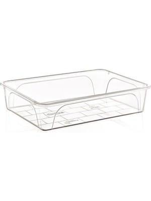 DS LLC Şeffaf 2no Peynir Küveti 3.5 Lt ROYALEKS-1232 DSLLC34-43TX