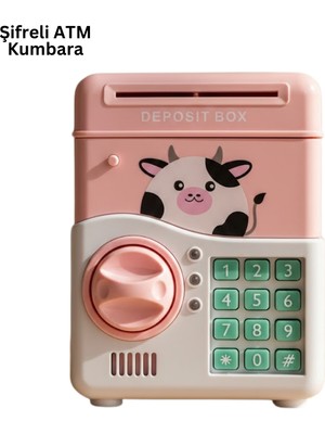 DS LLC SAM51 Müzikli Işıklı Kumbara Pembe DSLLC4-2356Y