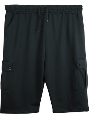 Maruf Shop Erkek Büyük Beden Kargo Cepli Penye Kapri