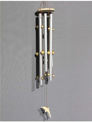 Calperia Boncuklu Metal Rüzgar Çanı