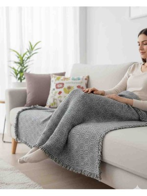 Pufla Çok Amaçlı Örtü 130X170CM ( Tv Battaniyesi, Koltuk Örtüsü, Bahçe Şalı Vb)