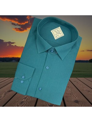 Eren Style Linen Keten Slim Fit 4 Mevsim Giyilebilen Pamuklu Gömlek