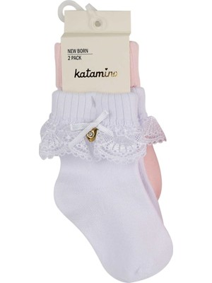 Katamino Amy 2'li Aks. Bebek Soket K44024 Asorti