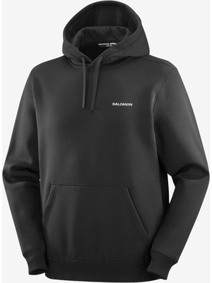 Salomon Logo Erkek Sweatshirt Black LC2523700