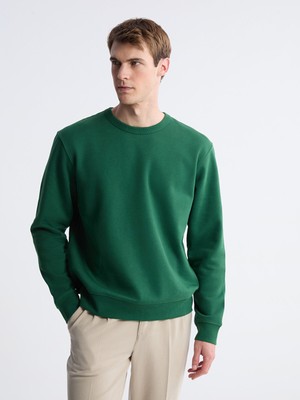 Lc Waikiki Yeni Sezon Bisiklet Yaka Erkek Kalın Sweatshirt