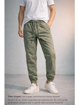 Erkek Lastikli Paça Jogger Pantolon