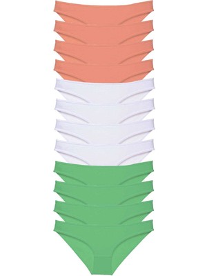 Royaleks 12 Adet Süper Eko Set Likralı Kadın Slip Külot 510