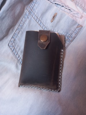 Madamera Minimalist Hakiki Deri Kartlık Kişiye Özel Isimli Avuç Içi Küçük Kartlık Gri MK56GRI