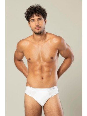 Erdem Erkek Beli Lastik Detaylı Pamuklu 6'lı Paket Slip Külot 1340