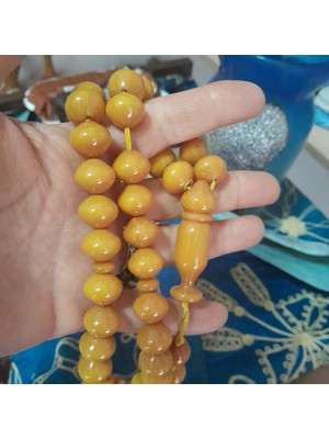 Sadrazamantik Osmanlı Püskül Kehribar Tespih