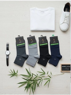 ADG Socks Adg Konç 1002 Bambu Uzun Konç Çorap 12’li Set – Doğal, Konforlu ve Dayanıklı
