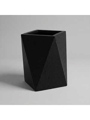 Hobi Tarım Beton Prizma Saksı 25X25X35CM
