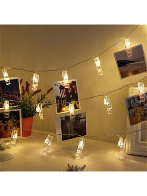 Nuvigo Işıklı 10'lu Mandal (Ufak Boy)