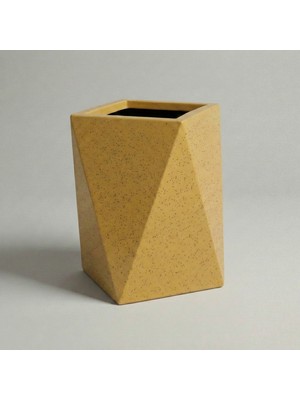 Hobi Tarım Beton Prizma Saksı 25X25X35CM