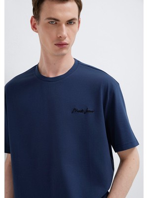Mavi Mavi Jeans Baskılı Lacivert Tişört 0612733-70497