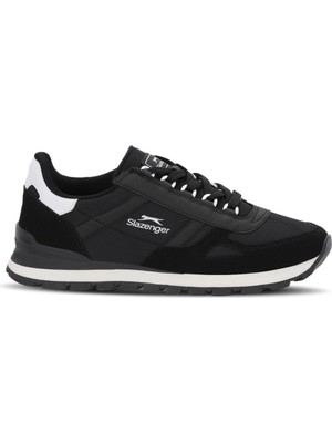 Slazenger Septıma I Erkek  Siyah / Beyaz Koşu & Yürüyüş Spor Ayakkabısı