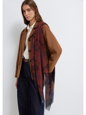 Mavi Desenli Şal 1913850-32579