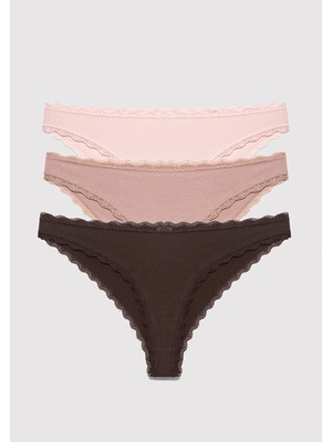 Mavi 3lü Brazilian Külot 1914123-17865