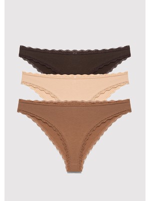 Mavi 3lü Brazilian Külot 1914123-29718