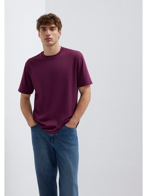 Mavi Mor Basic Tişört 066249-70670