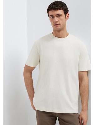 Mavi Ekru Basic Tişört 0613146-70056