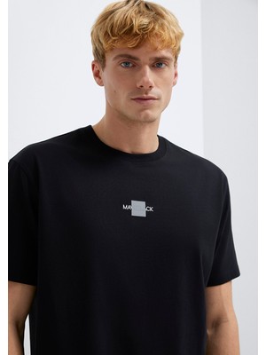 Mavi Mavi Black Reflektörlü Siyah Tişört 0613132-900