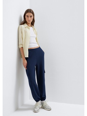 Mavi Lacivert Kargo Eşofman Altı 1011176-70497