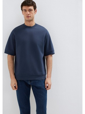 Mavi Bisiklet Yaka Lacivert Tişört 0611614-70490