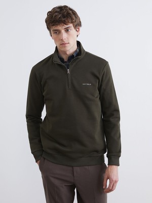 Lc Waikiki Yeni Sezon Dik Yaka Erkek Kalın Sweatshirt